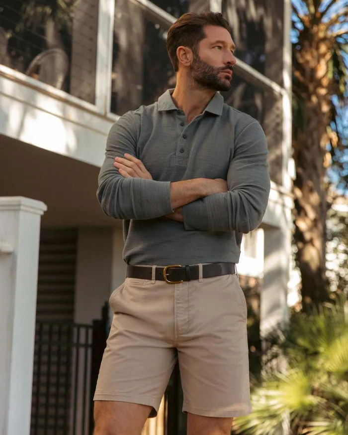 Bottoms Men Billy Reid Chino Short Khaki