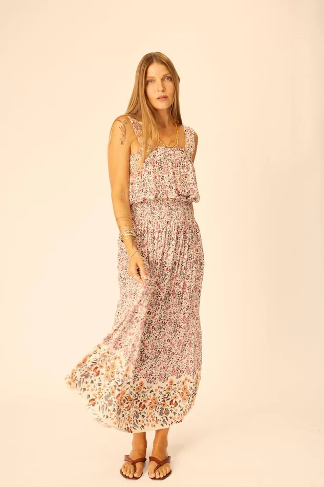 Bottoms Shop Natalie Martin BELLA SKIRT Petite Fleur Rose