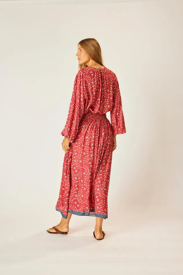Bottoms Shop Natalie Martin BELLA SKIRT Pinwheel Barn Red