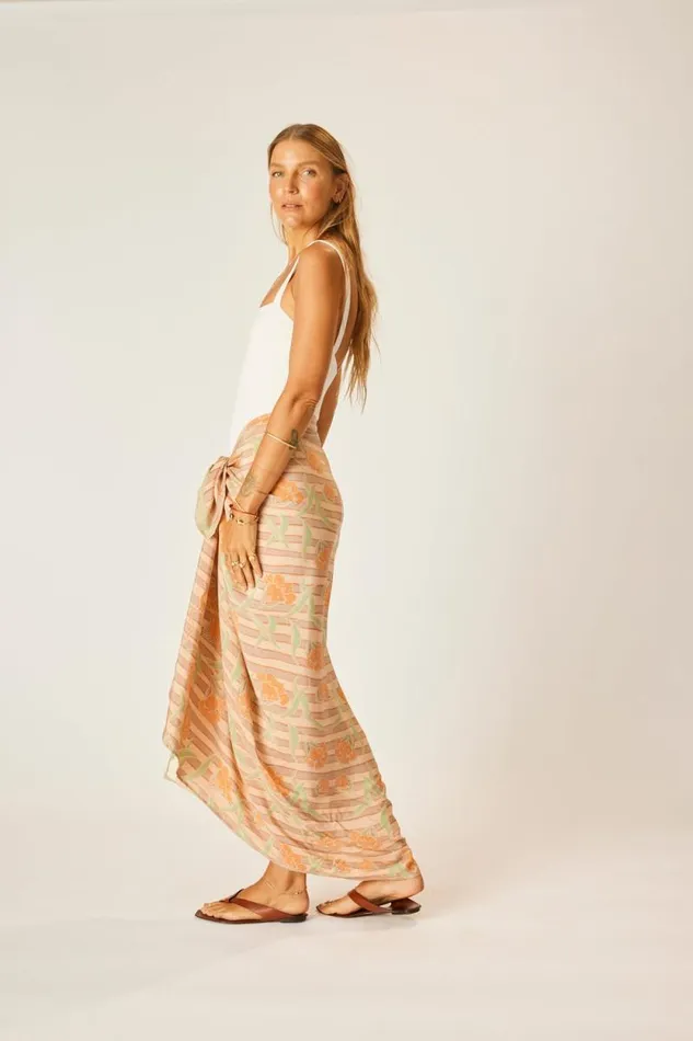 Bottoms Shop Natalie Martin SARONG Chamomile Apricot