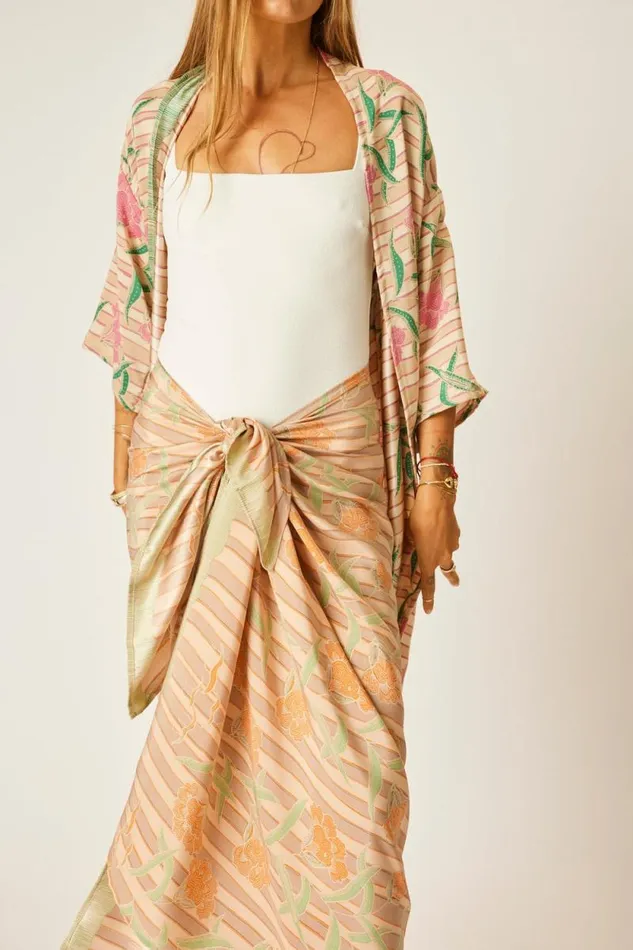 Bottoms Shop Natalie Martin SARONG Chamomile Apricot
