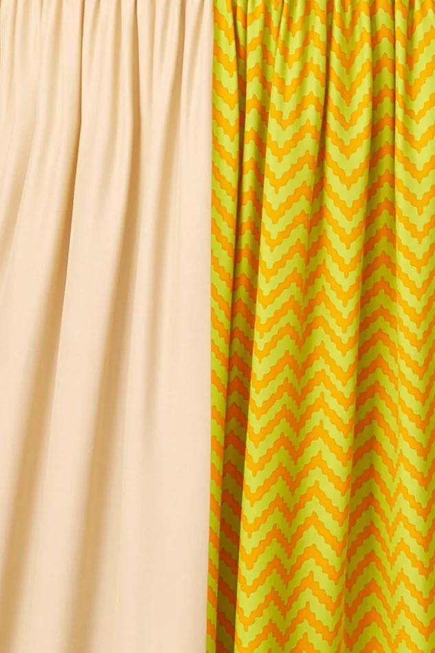 Bottoms Shop Natalie Martin SARONGSCARF Block Zigzag Tangerine