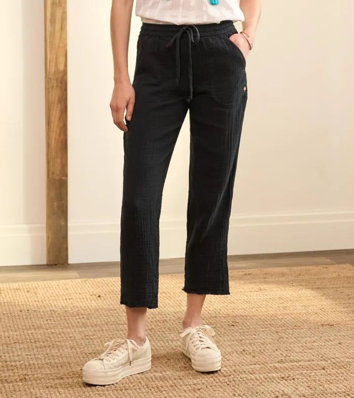 Bottoms Women Hatley Ally Bonded Gauze Joggers 8211 Black