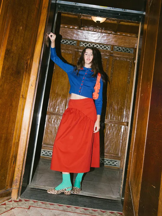 Bottoms Women Maeve Midi Skirt Merlot Lisa Says Gah