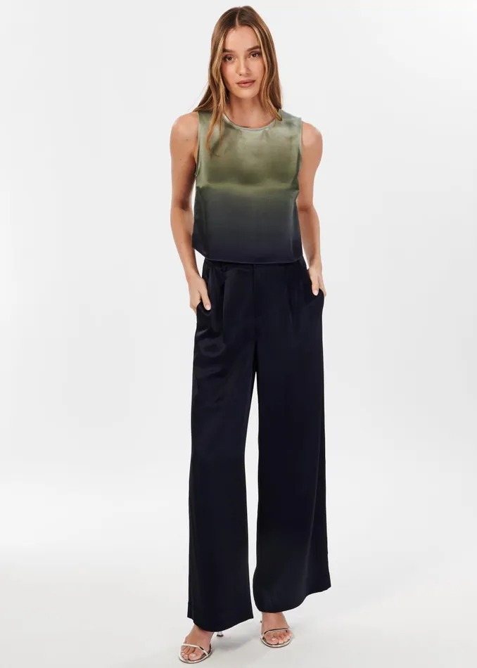 CAMI NYC Tops and Sweaters Women Romilly Cropped Top Caspian Ombre