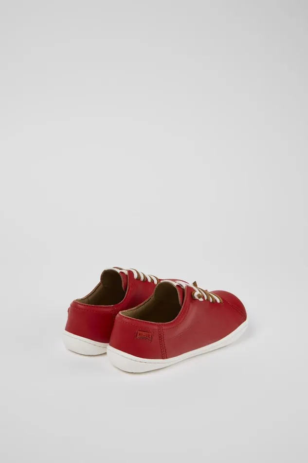 Casual Shoes Kids Camper Peu Red Leather Kids039 Shoe Casual Shoes Kids Camper Peu Red Leather Kids039 Shoe