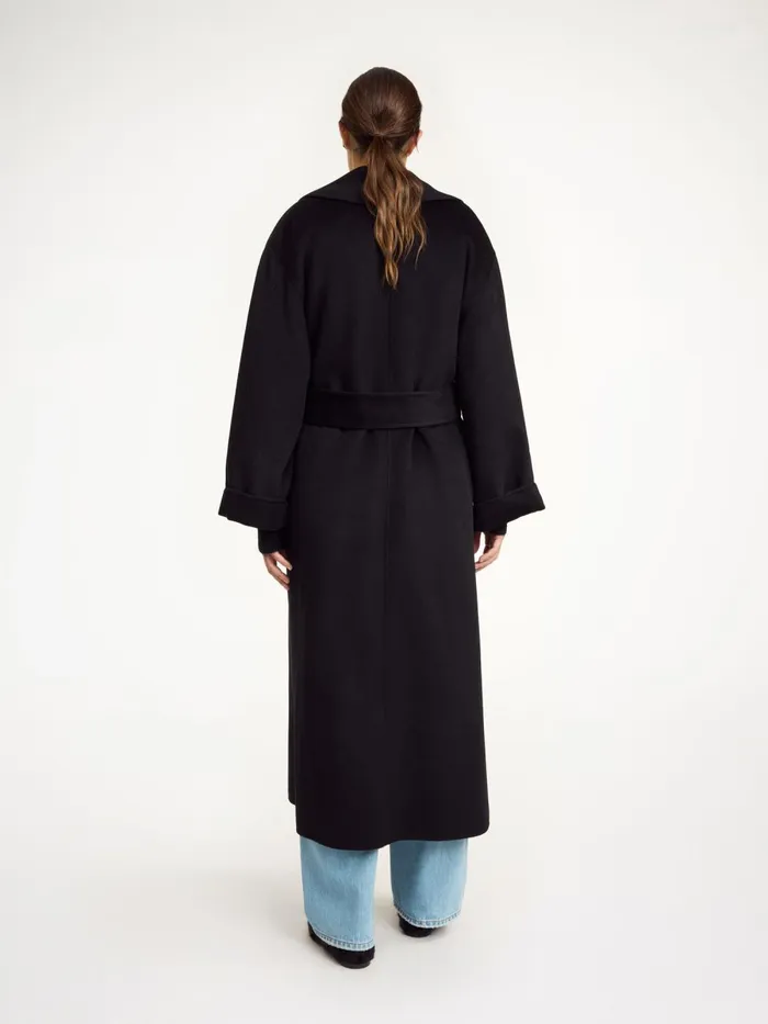 Coats and Jackets Women By Malene Birger Trullem Wool Coat Black Coats and Jackets Women By Malene Birger Trullem Wool Coat Black
