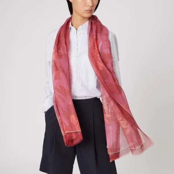 Coccinelle Floral Monogram Multi Brandy Women Coccinelle Scarves And Foulards Coccinelle Floral Monogram Multi Brandy Women Coccinelle Scarves And Foulards