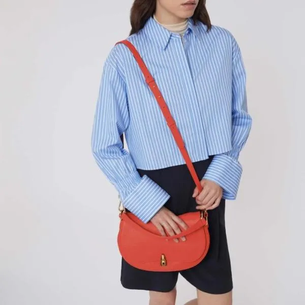 Coccinelle Magie Soft Medium Grenadine Red Women Coccinelle Top Handle Bag