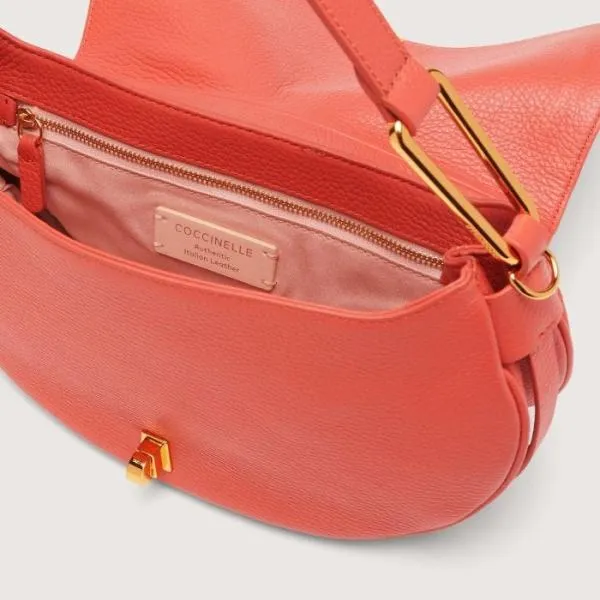 Coccinelle Magie Soft Medium Grenadine Red Women Coccinelle Top Handle Bag