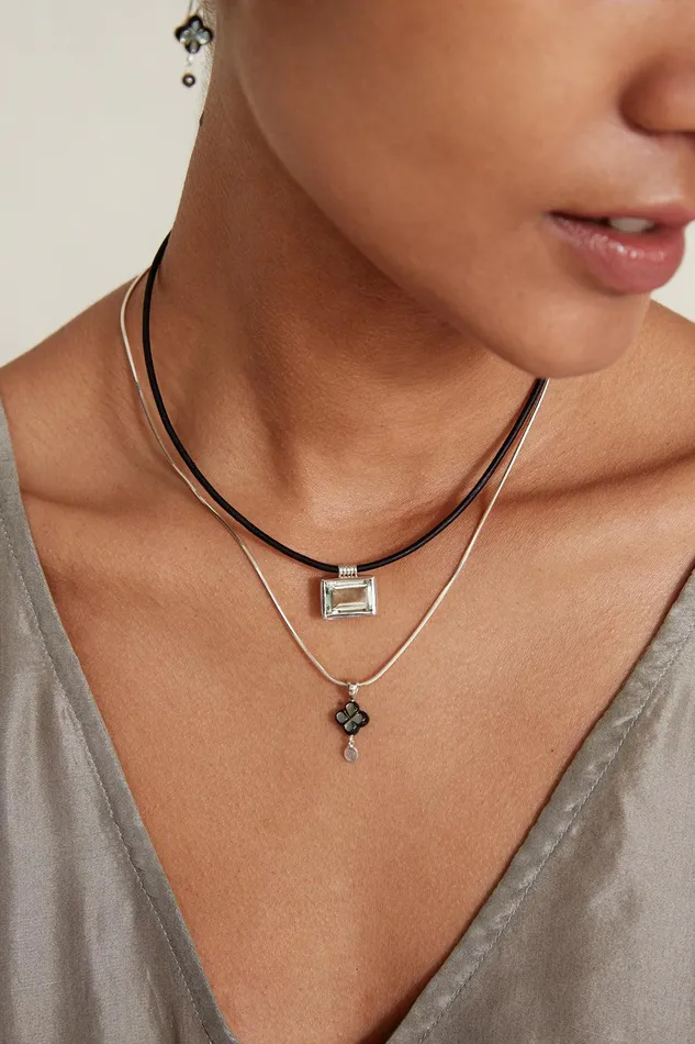 Cora Necklace Green Amethyst Women Chan Luu Necklaces