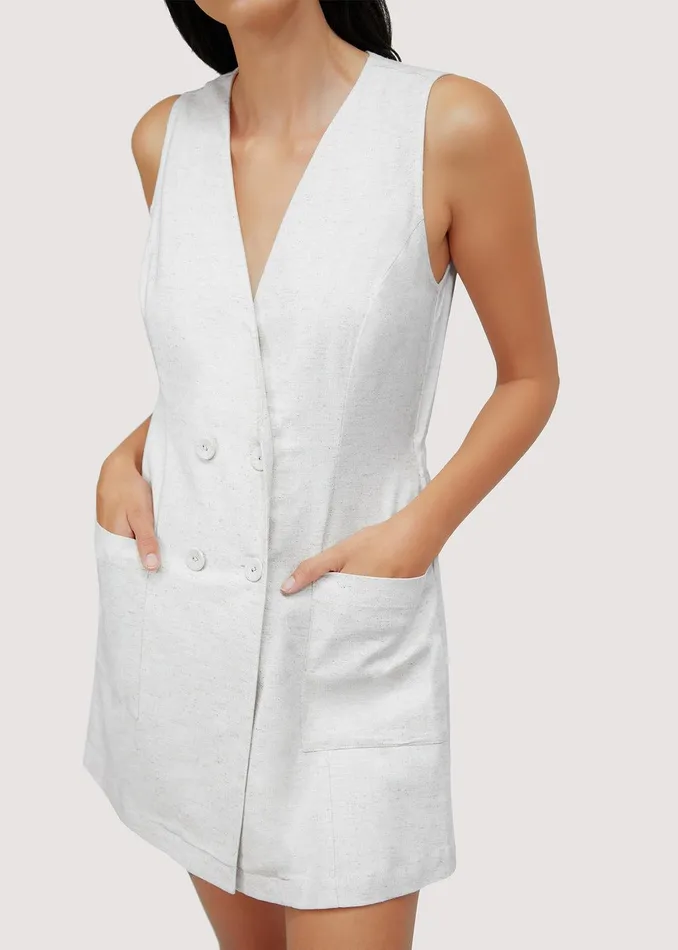 Costa Del Sol Romper Oatmeal Women Lost Wander Dresses