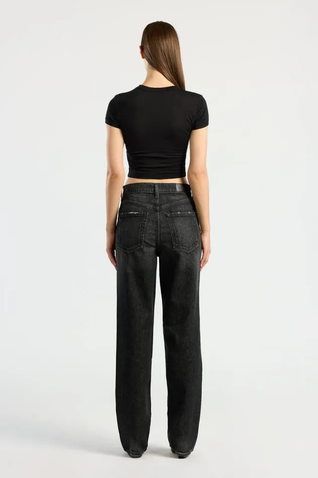 COTTON CITIZEN TEES Standard Baby Tee Jet Black 8211 Women