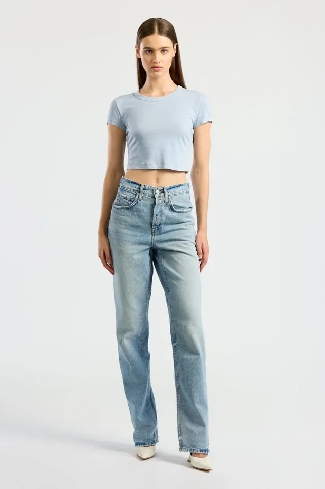 COTTON CITIZEN TEES Standard Baby Tee Vintage Crystalline 8211 Women