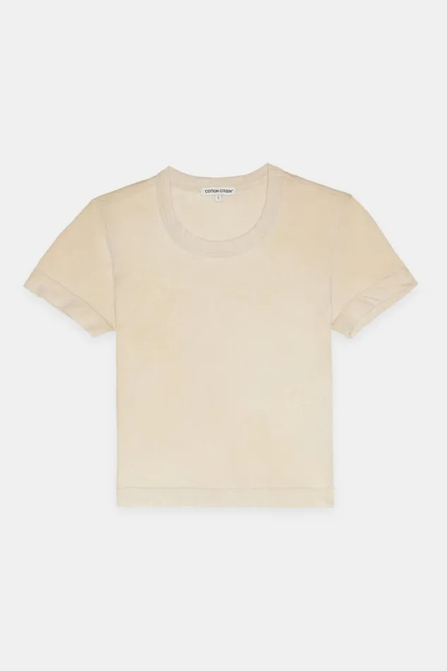 COTTON CITIZEN TEES Standard Baby Tee Vintage Oatmeal 8211 Women