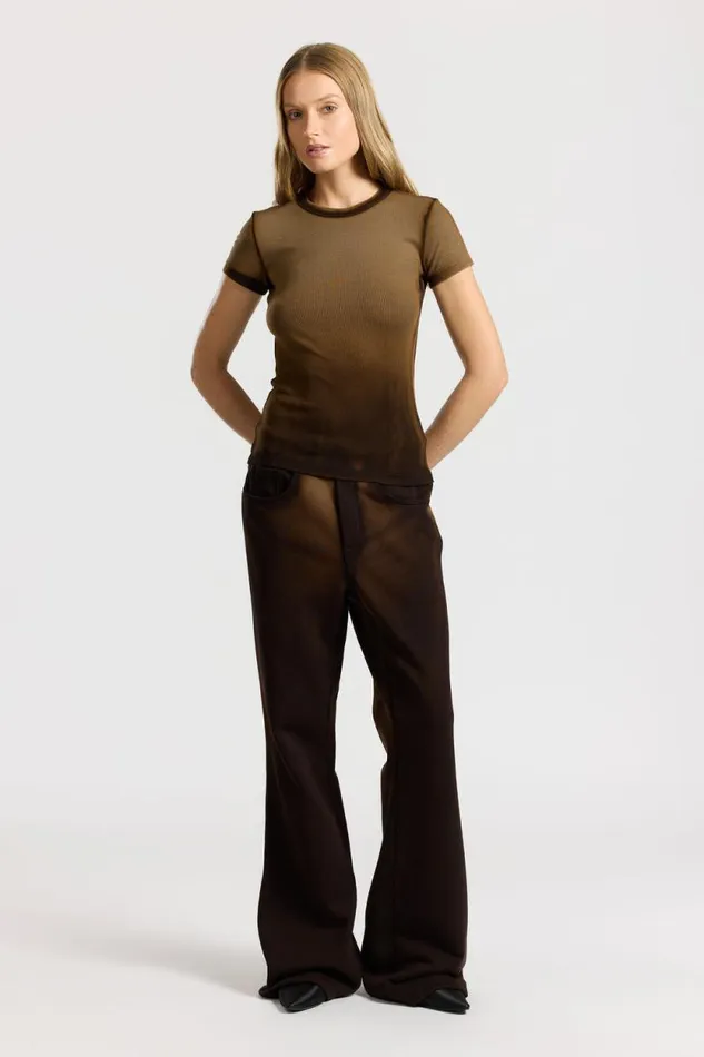 COTTON CITIZEN TEES Verona Tee Espresso Cast 8211 Women