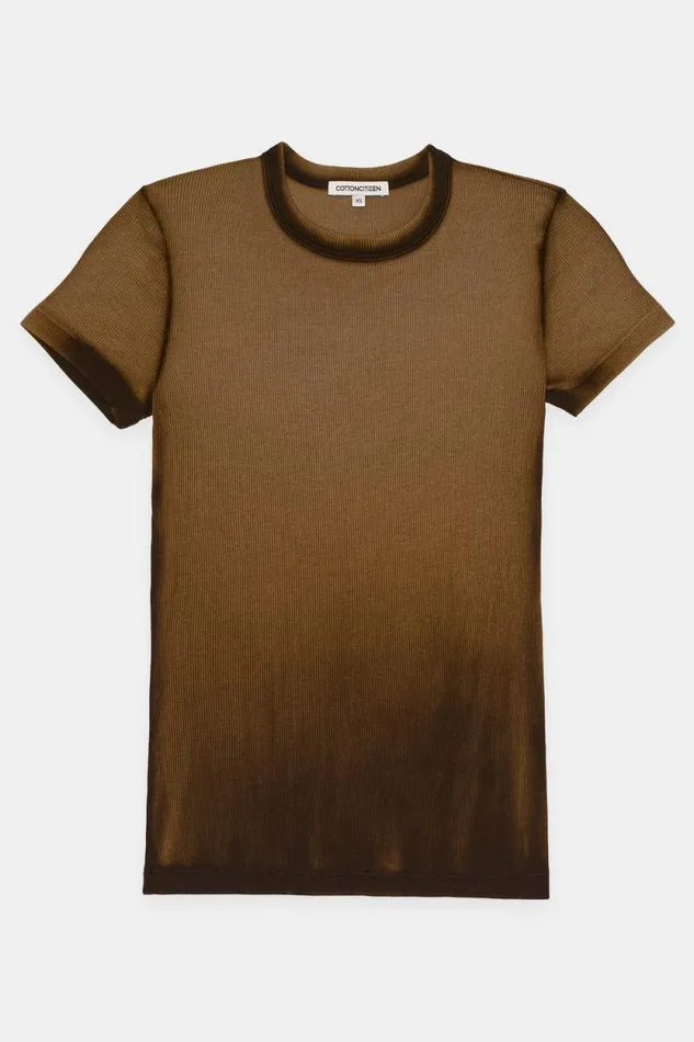 COTTON CITIZEN TEES Verona Tee Espresso Cast 8211 Women