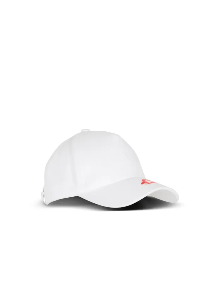 Cotton Kiss Cap White Men Balmain Hats And Caps
