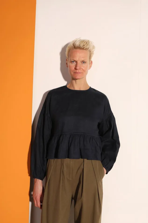 Dallo Top Navy WomensShop LF Markey Tops
