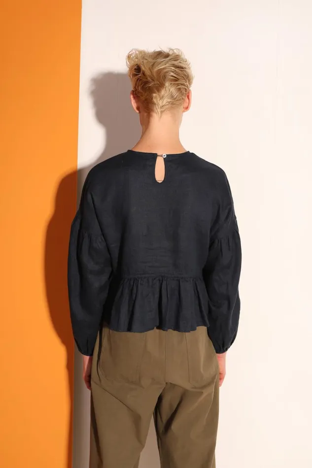 Dallo Top Navy WomensShop LF Markey Tops