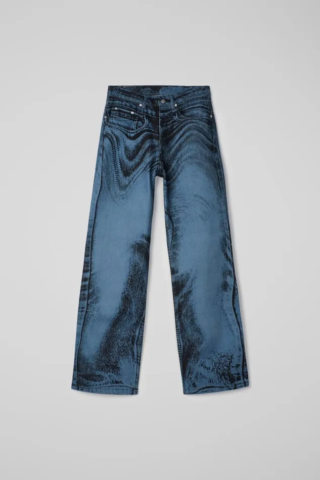 Denim Men Camper Denim Jeans Dark BlueBlack Distorted Print Denim Jeans Denim Men Camper Denim Jeans Dark BlueBlack Distorted Print Denim Jeans