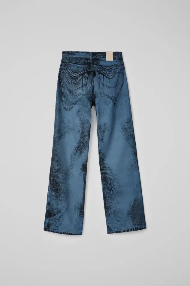 Denim Men Camper Denim Jeans Dark BlueBlack Distorted Print Denim Jeans Denim Men Camper Denim Jeans Dark BlueBlack Distorted Print Denim Jeans