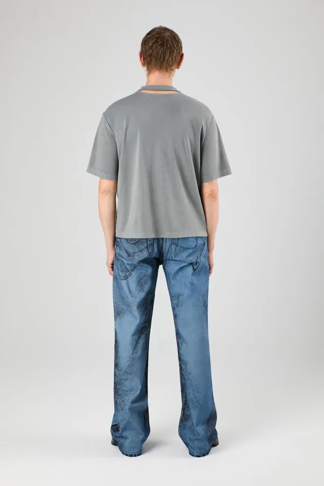 Denim Men Camper Denim Jeans Dark BlueBlack Distorted Print Denim Jeans Denim Men Camper Denim Jeans Dark BlueBlack Distorted Print Denim Jeans
