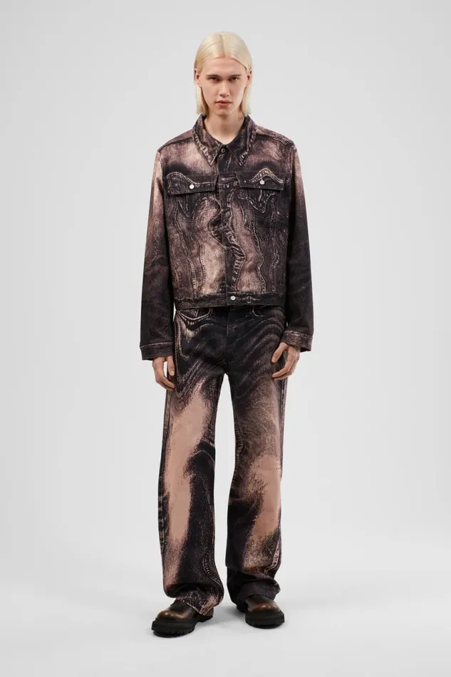 Denim Men Camper Denim Jeans Dusty Pink Denim Jeans
