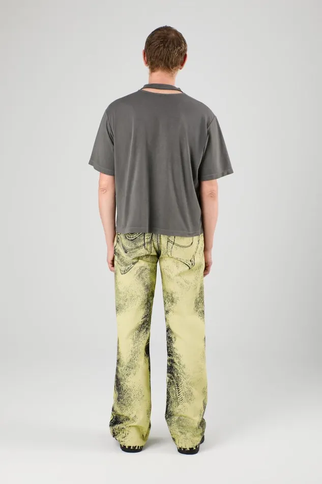 Denim Men Camper Denim Jeans YellowBlack Distorted Print Denim Jeans Denim Men Camper Denim Jeans YellowBlack Distorted Print Denim Jeans