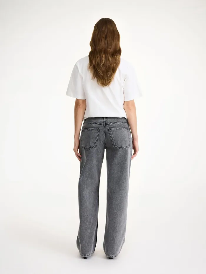 Denim Women By Malene Birger Vinola Organic Cotton Jeans Washed Black Denim Women By Malene Birger Vinola Organic Cotton Jeans Washed Black
