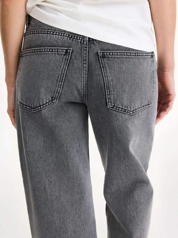 Denim Women By Malene Birger Vinola Organic Cotton Jeans Washed Black Denim Women By Malene Birger Vinola Organic Cotton Jeans Washed Black