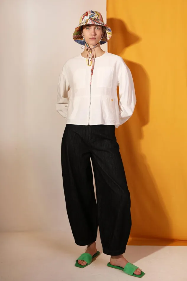 Dillon Top White Womens LF Markey Tops