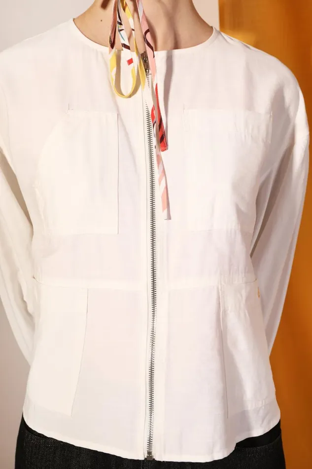 Dillon Top White Womens LF Markey Tops