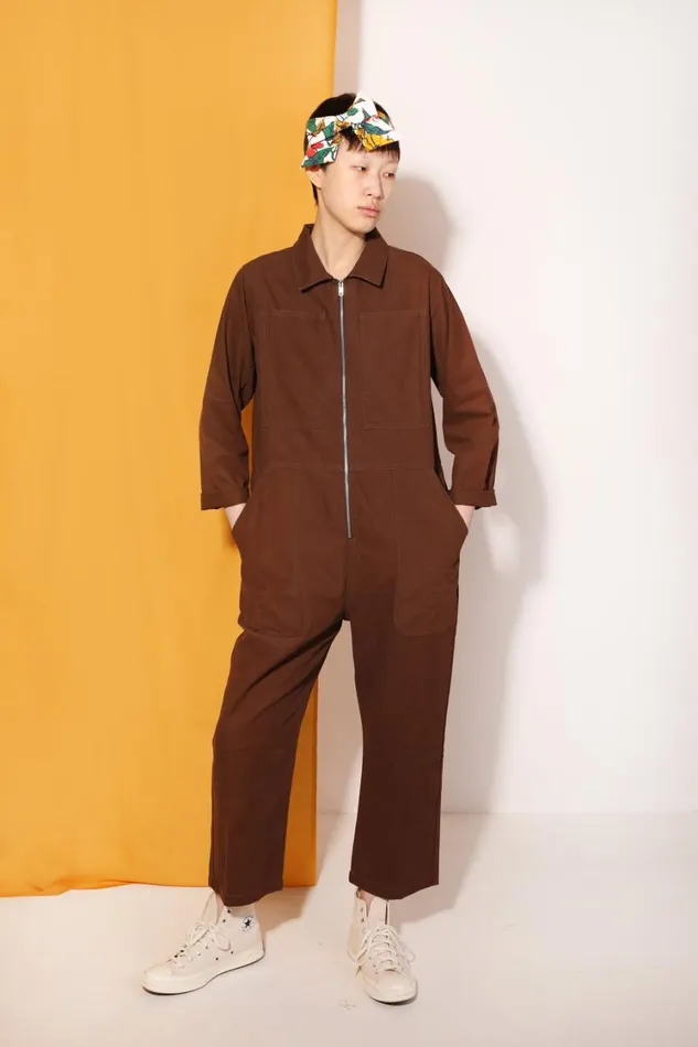 Dominic Boilersuit Chocolate Womens LF Markey One Pieces