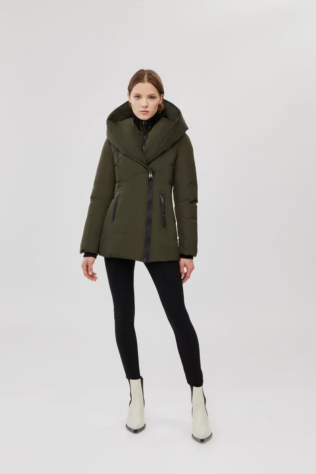 Downs and Jackets Women Mackage ADALI Down Coat With Signature Mackage Collar Black Downs and Jackets Women Mackage ADALI Down Coat With Signature Mackage Collar Black