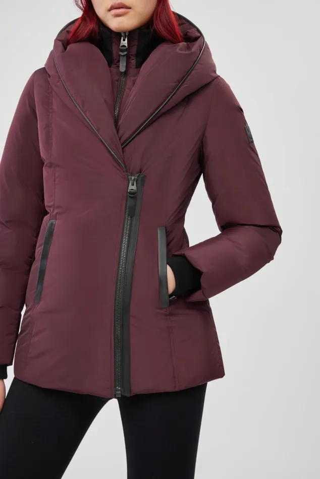 Downs and Jackets Women Mackage ADALI Down Coat With Signature Mackage Collar Black Downs and Jackets Women Mackage ADALI Down Coat With Signature Mackage Collar Black