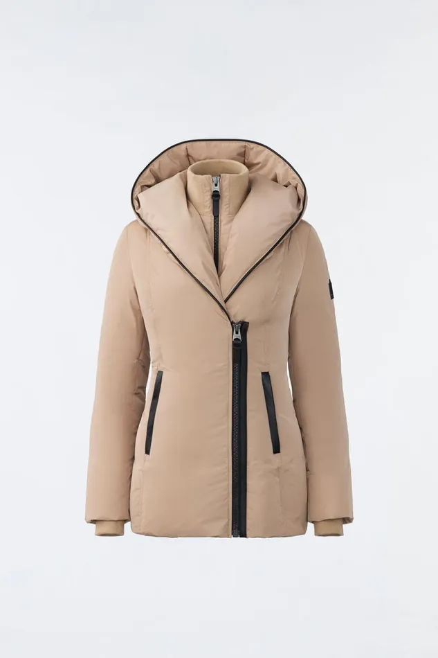 Downs and Jackets Women Mackage ADALI Down Coat With Signature Mackage Collar Black Downs and Jackets Women Mackage ADALI Down Coat With Signature Mackage Collar Black