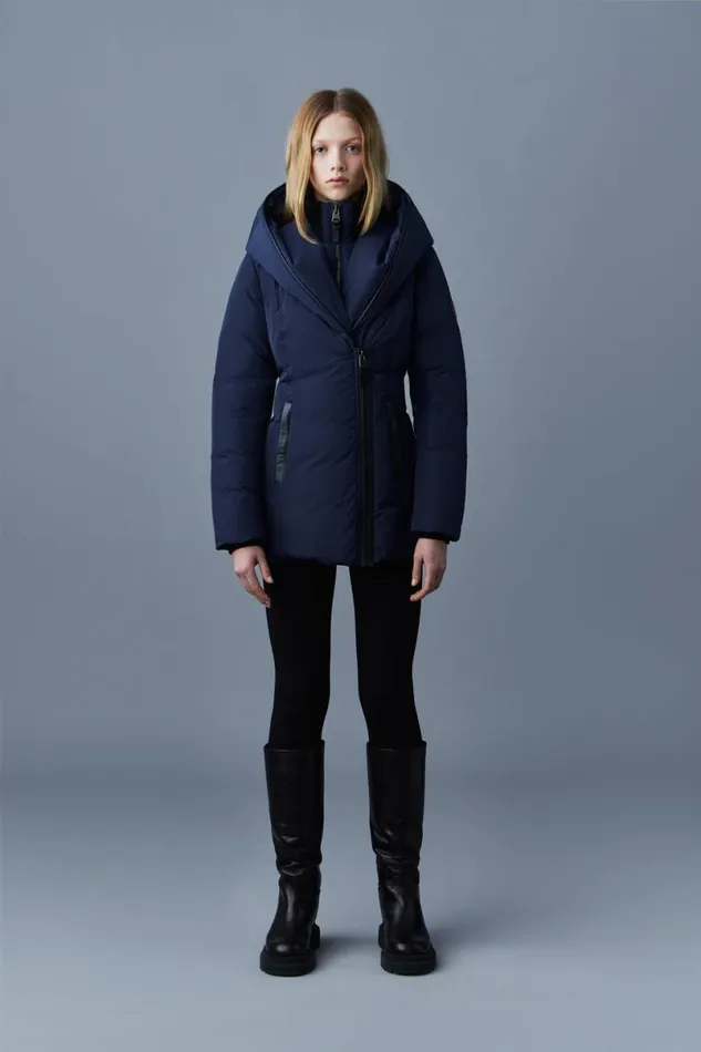 Downs and Jackets Women Mackage ADALI Down Coat With Signature Mackage Collar Black Downs and Jackets Women Mackage ADALI Down Coat With Signature Mackage Collar Black
