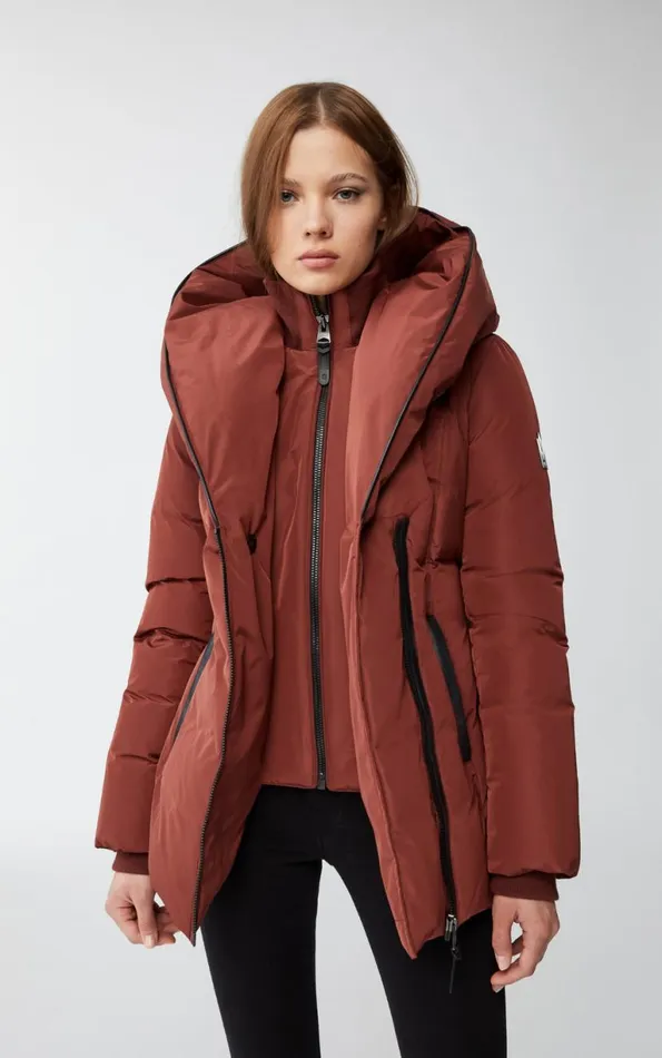 Downs and Jackets Women Mackage ADALI Down Coat With Signature Mackage Collar Black Downs and Jackets Women Mackage ADALI Down Coat With Signature Mackage Collar Black