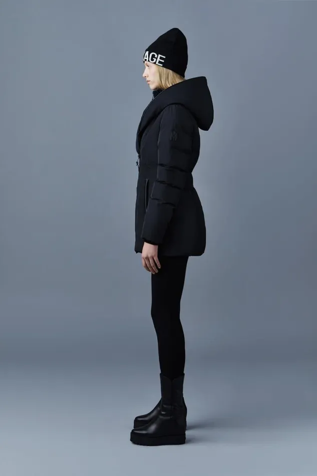 Downs and Jackets Women Mackage ADALI Down Coat With Signature Mackage Collar Black Downs and Jackets Women Mackage ADALI Down Coat With Signature Mackage Collar Black
