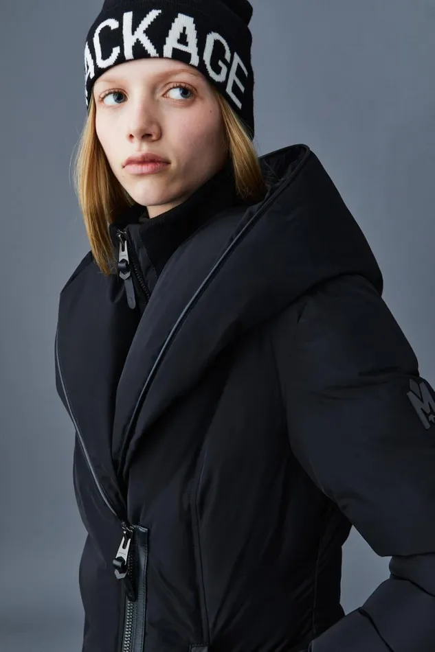 Downs and Jackets Women Mackage ADALI Down Coat With Signature Mackage Collar Black Downs and Jackets Women Mackage ADALI Down Coat With Signature Mackage Collar Black