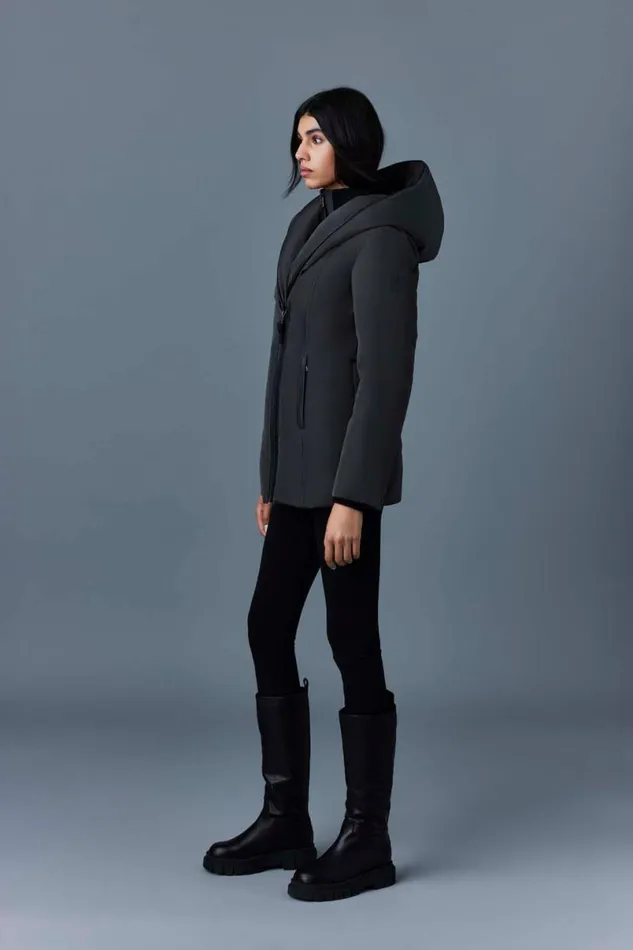 Downs and Jackets Women Mackage ADALI Down Coat With Signature Mackage Collar Black Downs and Jackets Women Mackage ADALI Down Coat With Signature Mackage Collar Black