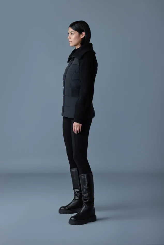 Downs and Jackets Women Mackage FOXY Light Down Mixed Media Jacket Trench
