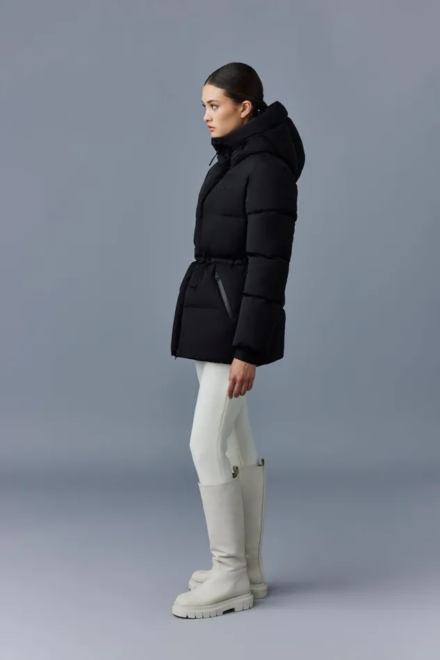 Downs and Jackets Women Mackage FREYACITY Stretch Light Down Jacket Black