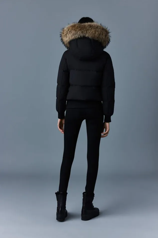 Downs and Jackets Women Mackage NEFIFZ Down Jacket With Removable Fur Trimmed Hood Cream Downs and Jackets Women Mackage NEFIFZ Down Jacket With Removable Fur Trimmed Hood Cream