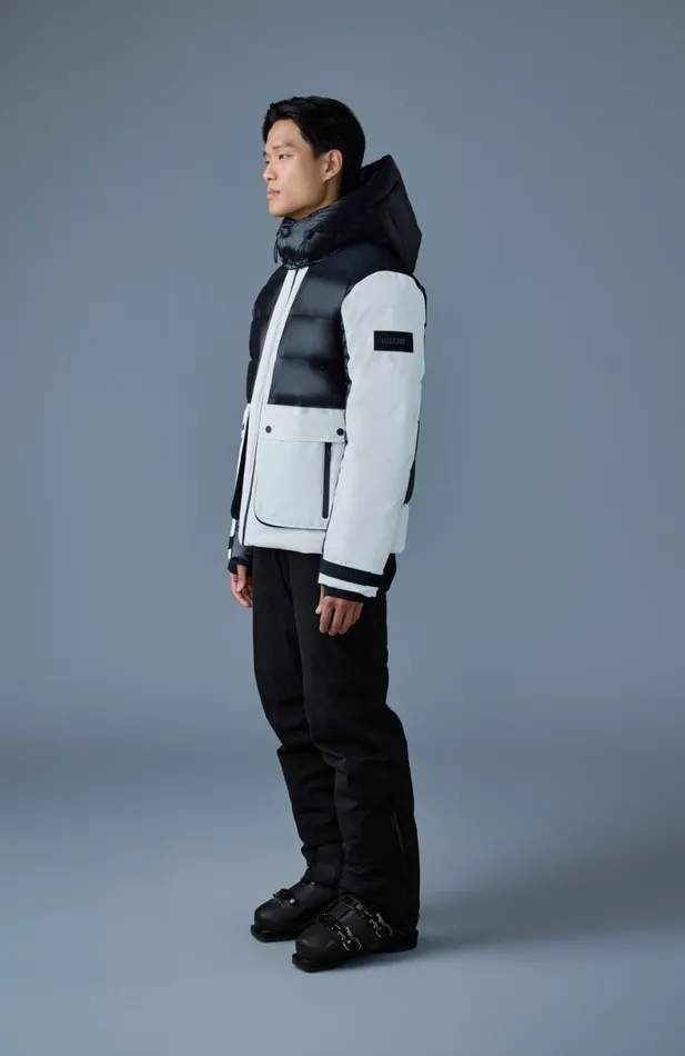 Downs and Parkas Men Mackage CODY Down Ski Jacket With Hood Blackwhite