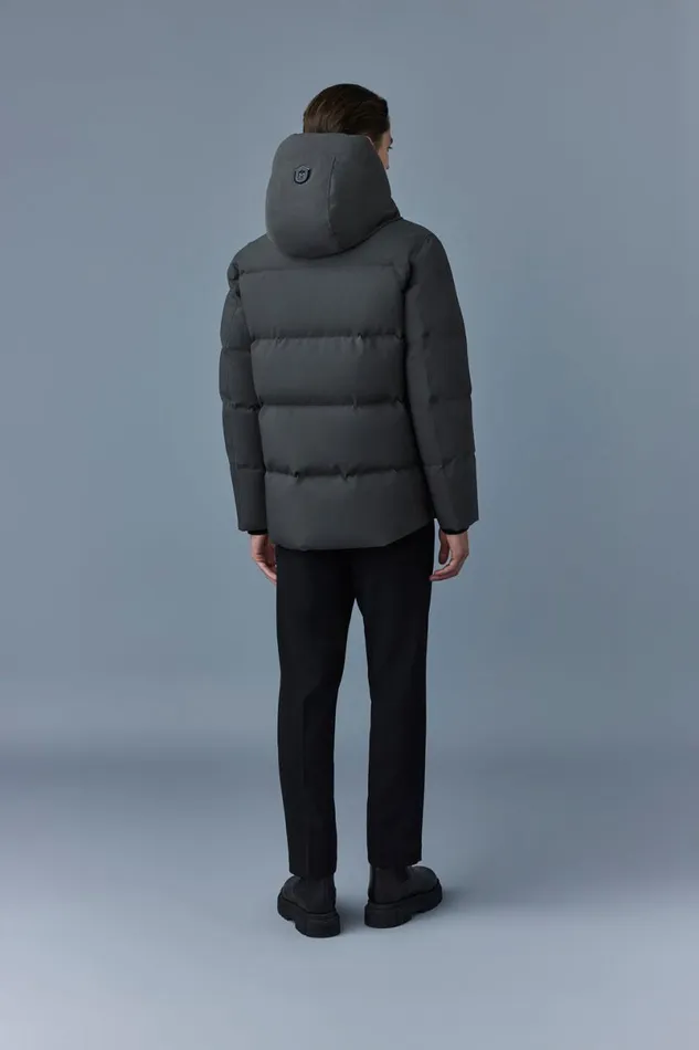 Downs and Parkas Men Mackage GRAYDON 2in1 Lustrous Light Down Jacket Black