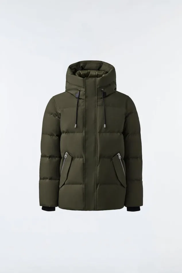 Downs and Parkas Men Mackage GRAYDON 2in1 Lustrous Light Down Jacket Black