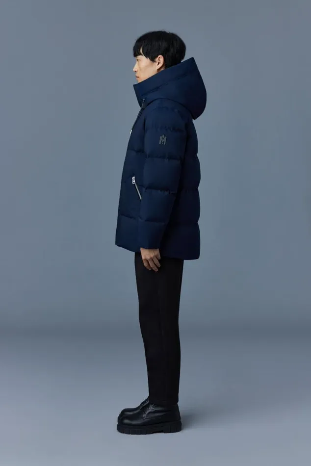 Downs and Parkas Men Mackage GRAYDON 2in1 Lustrous Light Down Jacket Black