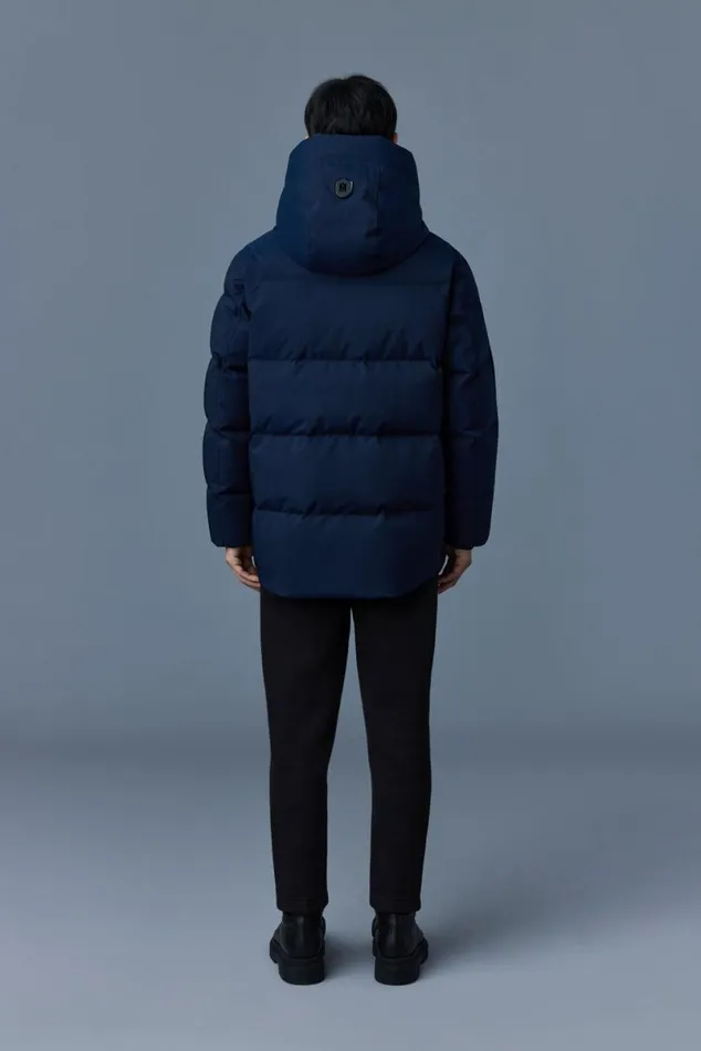 Downs and Parkas Men Mackage GRAYDON 2in1 Lustrous Light Down Jacket Black